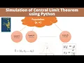 Simulation of Central Limit Theorem using Python