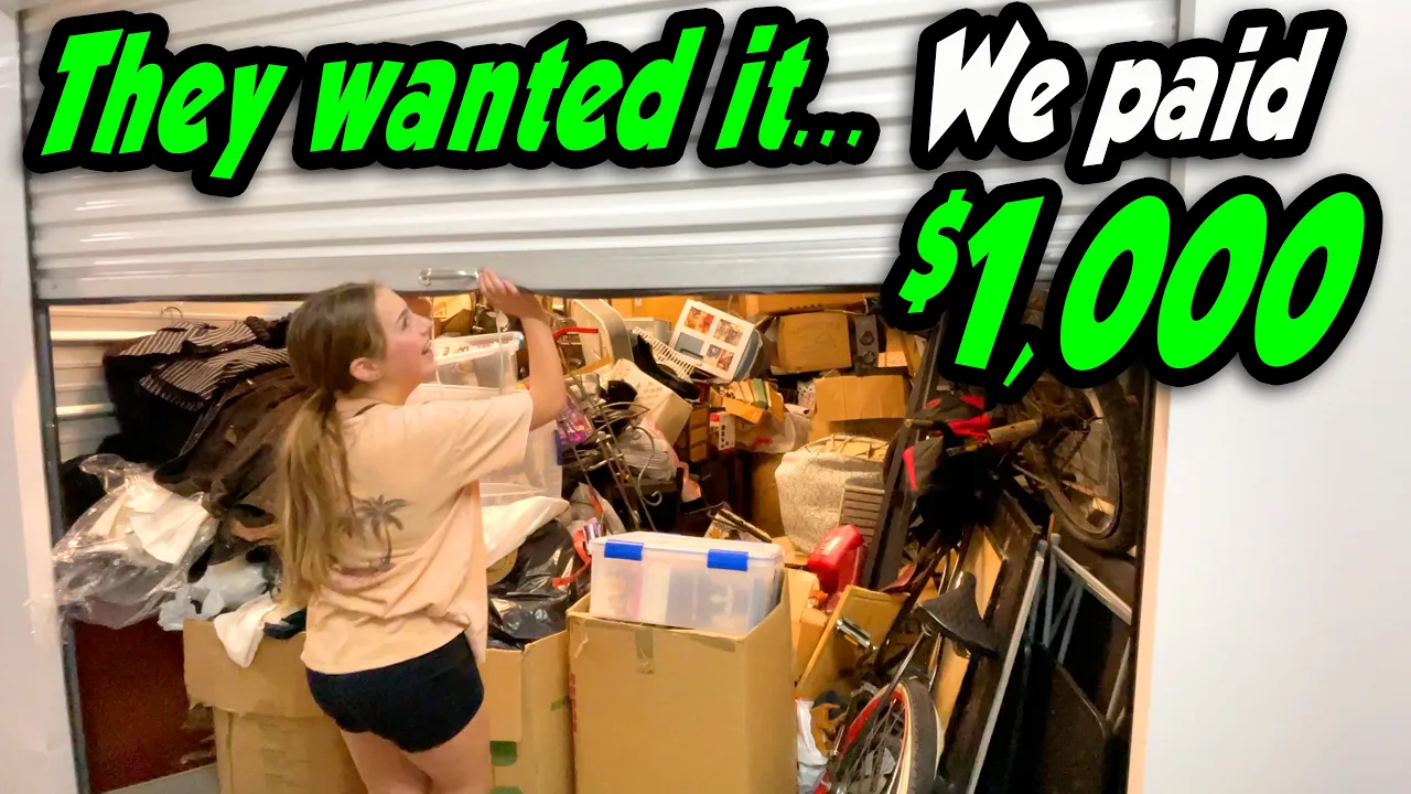 My girls picked this one. We bought a DOCTOR's storage locker? Paid $1,000 and what do we find?