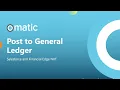 Post to General Ledger Salesforce and Blackbaud Financial Edge NXT