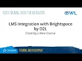 OWLv2 Instructor Creating a New Course in Brightspace
