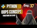 Python OOPS Methods Explained Function Inside Class with Example
