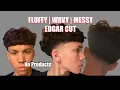 HOW TO GET FLUFFY WAVY MESSY EDGAR CUT Tutorial No Products Needed