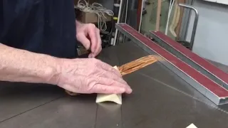 Making a hollow for fairing the flow