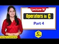 C - 16 Operators in C