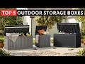 Top 5 Outdoor Storage Boxes on Amazon
