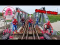 Bros 7 Spider-Man Meets Smilling Woman Dancing on the Abandoned BRIDGE (Emotional Story POV)