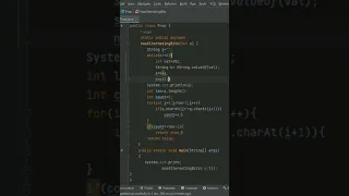 Alternating bits program in java