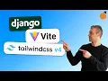 django-vite - integrate Vite with Django TailwindCSS v4 setup
