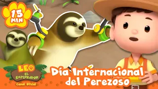 ¡Vamos a holgazanear juntitos en el Día Internacional del Perezoso! | Leo, El Explorador | Animación