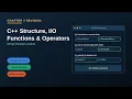 Class 10 - Lecture 18 C Structure Functions and MCQs