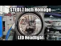 STEDI 7 Inch Homage LED Headlight Unbox Install and Overview
