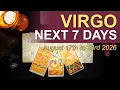 VIRGO Weekly Tarot A MAJOR RE-FOCUS LIFE CHOICE August 17 to 23 2026 Intuitive Guidance