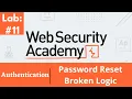 Password Reset Broken Logic Web Security Academy