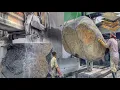 How to make Beautiful Marble from Big Stone Let s see