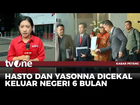 Hasto dan Yasonna Dicekal Keluar Negeri