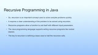 Long Summary Lecture 11 Java Static Scope Rule