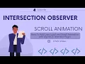How to Add Animation on Scroll Lazy Load Intersection Observer of Alpine JS