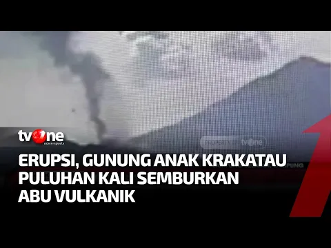Gunung Anak Krakatau Keluarkan Abu Vulkanik sejak 3 Januari 2023