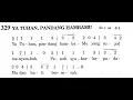 Download Lagu YA TUHAN, PANDANG HAMBAMU - Puji Syukur No. 329
