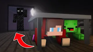 mikey u0026 jj have a crazy stalker in minecraft 