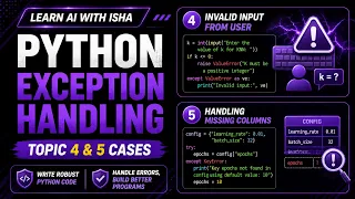 2 More Real-World Python Exception Handling Examples User Input KeyError Python for