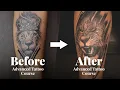 Before and After See What These Students Have Learned In 45 Days Of The Advanced Tattoo Course