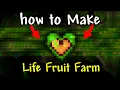 How to Make Very Simple and Effective Life Fruit Farm in Terraria 2026