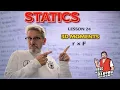 Statics Lesson 24 - How to Solve 3D Moments r x F Method