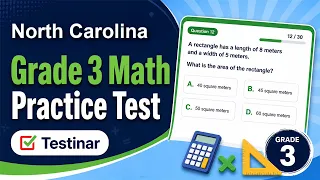 North Carolina EOG Grade 3 Math Practice Test Testinar
