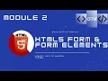 HTML5 tutorial HTML5 form and form elements