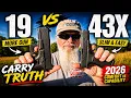 Glock 43X vs Glock 19 Almost Everyone Gets This Wrong
