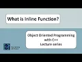 What is inline function OOP using C
