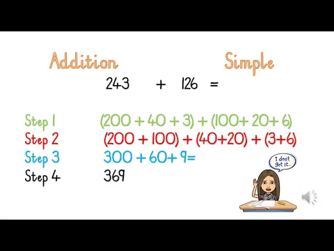 Download MP3 Building up and breaking down numbers using breaking down method