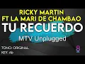 Ricky Martin ft. La Mari De Chambao - Tu Recuerdo (MTV Unplugged) - Karaoke Instrumental