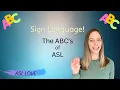 How to Sign - ABC ALPHABET