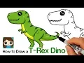 Lagu How to Draw a T-Rex Dinosaur Easy