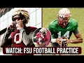 WATCH Duce Robinson Ashton Daniels Jasen Lopez Malachi Marshall at FSU Football Practice