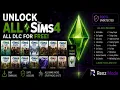 How To Unlock ALL Sims 4 DLC Packs EA Steam Sims DLC Unlocker 2026 Mac Win