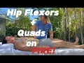 Malik s Core Massage Session PART 2 Hip Flexors Quads on FIRE