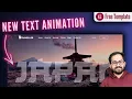 New Artistic Text Animation - Elementor CSS SVG