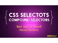 CSS Compound Selector Telgu Tutorial