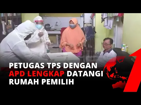 Jemput Bola, Petugas TPS Bawa Kotak Suara ke Rumah Pemilih dengan APD Lengkap | tvOne