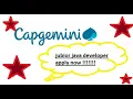 junior java developer capgemini recruitment mnc jobs job amazon vacancy