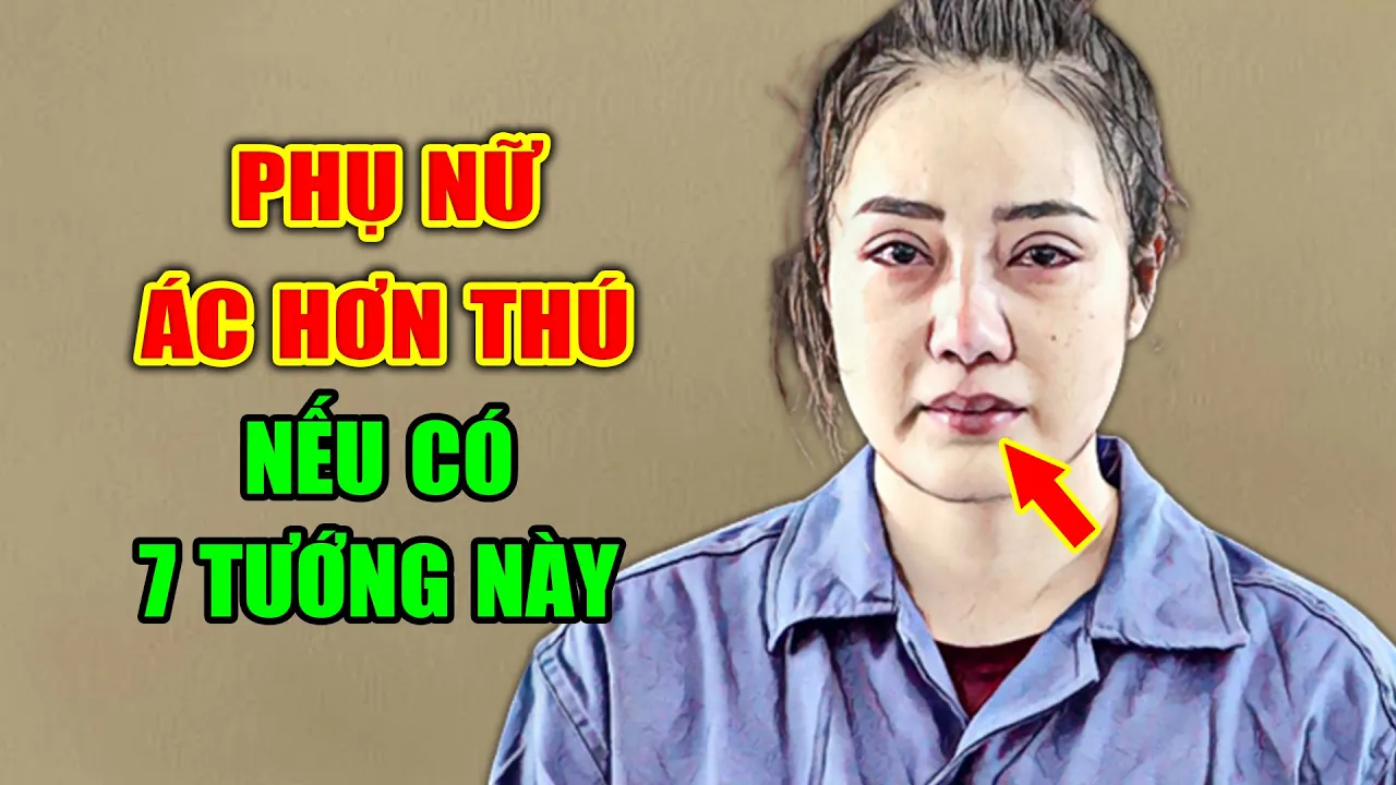 Outline Video Phụ Nữ Độc Ác Nham Hiểm Sẽ Có 7 Đặc Điểm Này, Ai Lấy Phải Khổ Sở Cả Đời