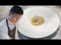 Download Lagu Michelin Star Langoustine with Zucchini Flower Recipe | Chef Darius Wu | Restaurant SENS