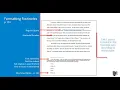 Turabian 9th Ed Basics