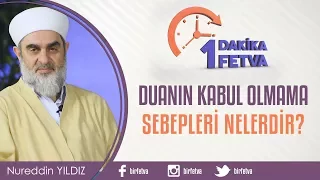 Duanın kabul olmama sebepleri nelerdir?