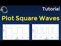 Octave Tutorial Plot Square Wave Functions using Octave and Matlab