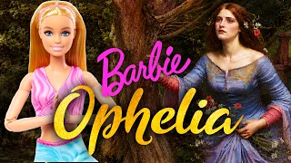 I TURNED BARBIE INTO OPHELIA FROM WATERHOUSES MASTERPIECE / Doll Makeover by Poppen Atelier