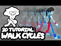 3D Tutorial Walk Cycles - Doodley